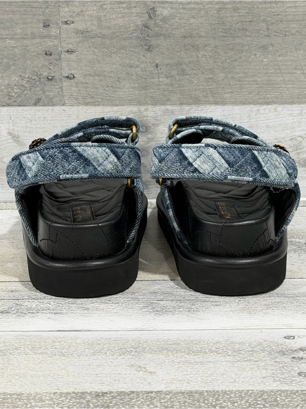 KURT GEIGER LONDON ORSON SANDAL - NAVY - SZ - 6.5 .US - Picture 7 of 10